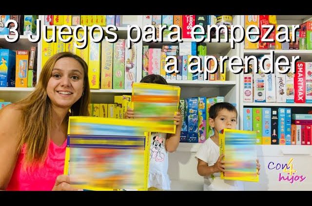 3 Juegos de mesa para empezar a aprender (niños de 2 años) [ABJ]