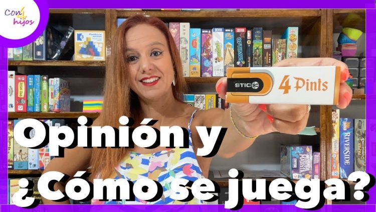 4 PINTS (GenX Games) Opinión y ¿Cómo se juega? SERIE STICX GAMES