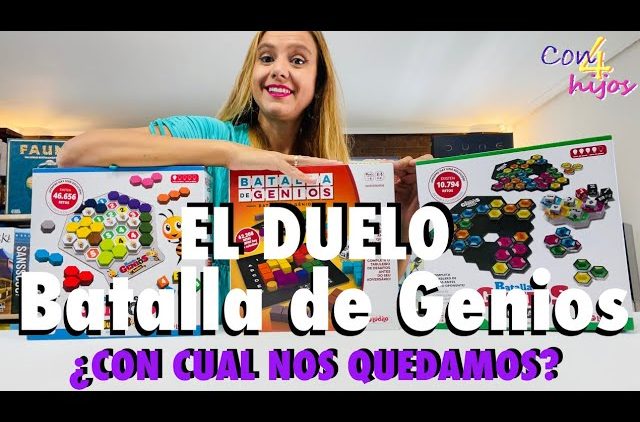 [EL TRIPLE DUELO] Batalla de Genios (Lúdilo) ¿Con cuál nos quedamos? Componentes y ¿Cómo se juegan?