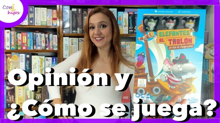 ELEFANTES AL TABLON Evita el chapuzón (Maldito Games) Opinión y ¿Cómo se juega?