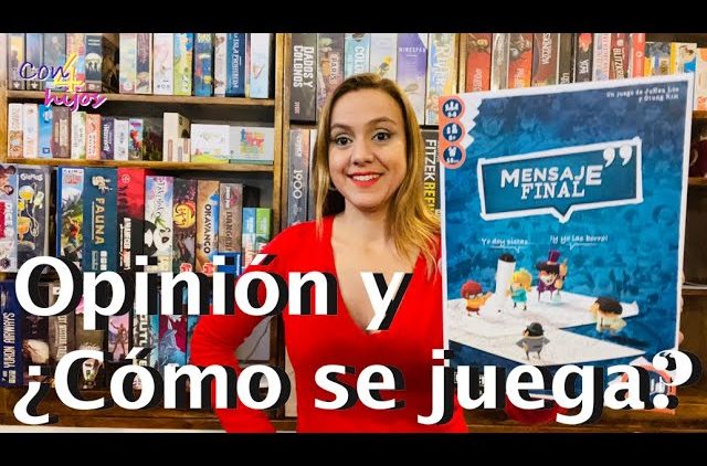 Mensaje Final (@tcg_factory) Opinión y ¿Cómo se juega? [Party / Deducción / Dibujar]