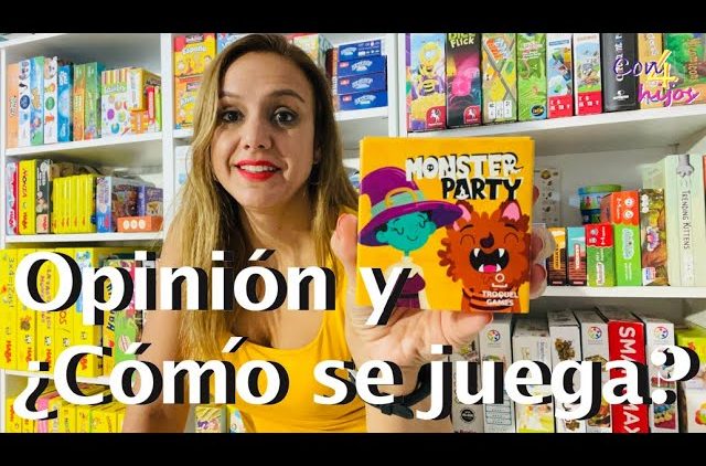 MONSTER PARTY (Troquel Games) VERKAMI – Opinion y ¿Cómo se juega? [abstracto / Infantil]