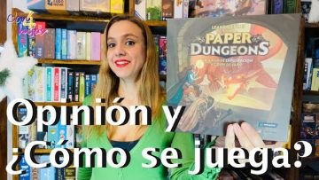 PAPER DUNGEONS (Maldito Games) Opinión y ¿Cómo se juega? [Roll & Write]
