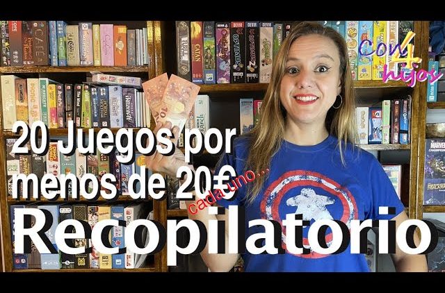 RECOPILATORIO 💰20 Juegos de mesa por 20€💰 – 🎁 ESPECIAL AMIGO INVISIBLE 🎁  (Volumen 1)