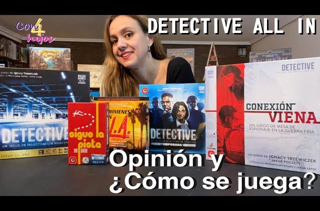 SAGA DETECTIVE AL COMPLETO (Maldito Games) Opinión y ¿Como se juega? [investigación / deducción]
