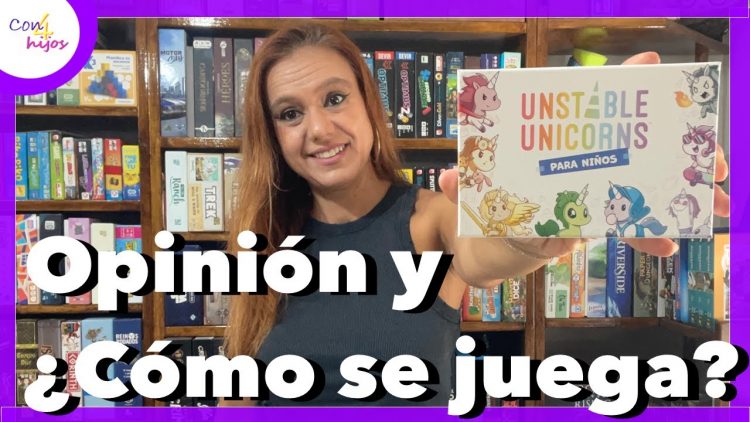 UNSTABLE UNICORNS PARA NIÑOS (Asmodee) Opinión y ¿Cómo se juega?